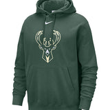 Nike Evergreen Club Milwaukee Bucks Hooded Sweatshirt-front