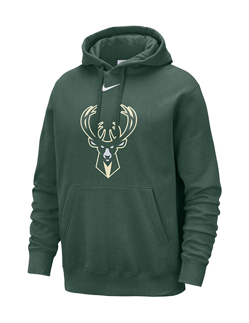 Nike Evergreen Club Milwaukee Bucks Hooded Sweatshirt-front