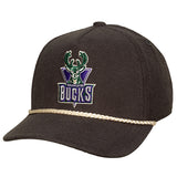 Mitchell & Ness HWC '93 Street Hues Milwaukee Bucks Pinch Snapback Hat-front