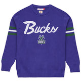 Mitchell & Ness HWC '93 Retro Roots Milwaukee Bucks Sweater-front