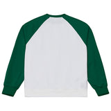 Women's Mitchell & Ness HWC '68 Head Coach Milwaukee Bucks Crewneck Sweatshirt-back