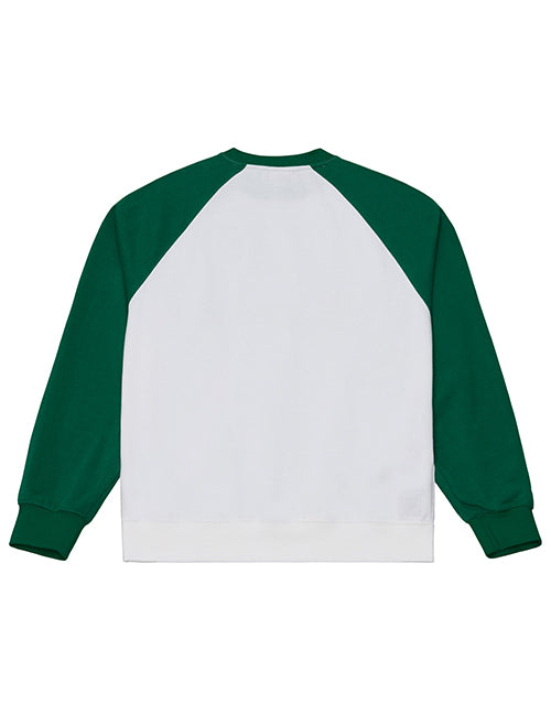 Women's Mitchell & Ness HWC '68 Head Coach Milwaukee Bucks Crewneck Sweatshirt-back
