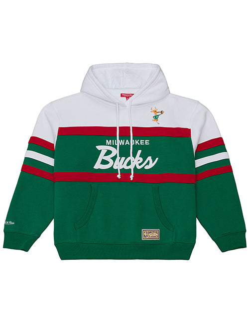 Women's Mitchell & Ness HWC '68 Head Coach Milwaukee Bucks Hooded Sweatshirt