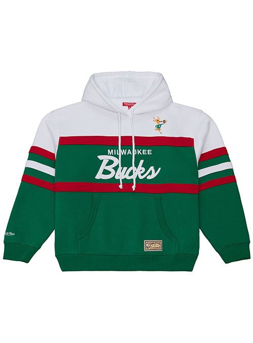 Women's Mitchell & Ness HWC '68 Head Coach Milwaukee Bucks Hooded Sweatshirt