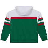 Women's Mitchell & Ness HWC '68 Head Coach Milwaukee Bucks Hooded Sweatshirt-back