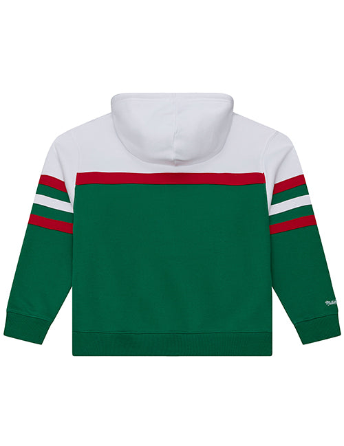 Women's Mitchell & Ness HWC '68 Head Coach Milwaukee Bucks Hooded Sweatshirt-back