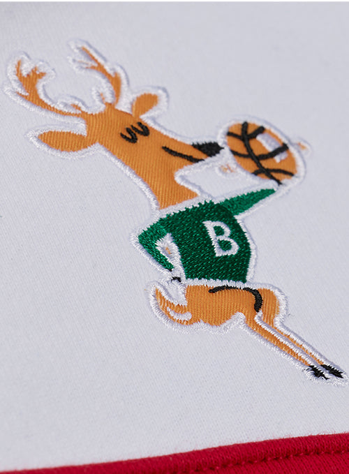 Women's Mitchell & Ness HWC '68 Head Coach Milwaukee Bucks Hooded Sweatshirt-patch