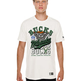 New Era Throwback Hoops Milwaukee Bucks T-Shirt