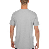 New Era Fan Grey Milwaukee Bucks Basketball T-Shirt-back