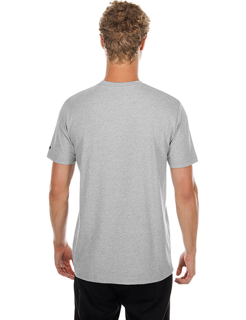 New Era Fan Grey Milwaukee Bucks Basketball T-Shirt-back