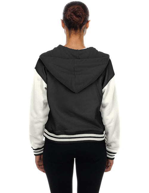 Women's New Era HWC '68 Milwaukee Bucks Fleece Snap Jacket-back