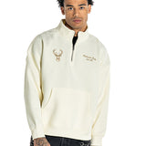 Bucks In Six x The Wild Collective Dunes Milwaukee Bucks 1/4 Zip Sweatshirt-front