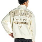 Bucks In Six x The Wild Collective Dunes Milwaukee Bucks 1/4 Zip Sweatshirt-back