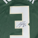 Signed Nike 2022 Icon Edition Myles Turner Milwaukee Bucks Swingman Jersey-signature