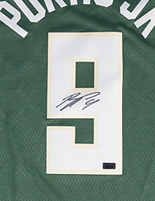 Signed Nike 2022 Icon Edition Bobby Portis Jr. Milwaukee Bucks Swingman Jersey-signature