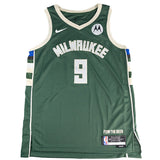 Signed Nike 2022 Icon Edition Bobby Portis Jr. Milwaukee Bucks Swingman Jersey-front