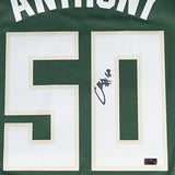 Signed Nike 2022 Icon Edition Cole Anthony Milwaukee Bucks Swingman Jersey-signature