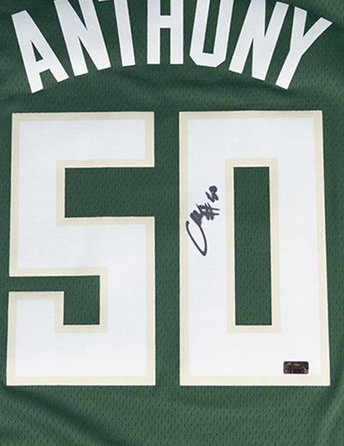 Signed Nike 2022 Icon Edition Cole Anthony Milwaukee Bucks Swingman Jersey-signature