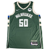 Signed Nike 2022 Icon Edition Cole Anthony Milwaukee Bucks Swingman Jersey-front
