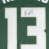 Signed Nike 2022 Icon Edition Ryan Rollins Milwaukee Bucks Swingman Jersey-signature
