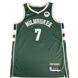 Signed Nike 2022 Icon Edition Kevin Porter Jr. Milwaukee Bucks Swingman Jersey-front