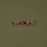 Crystal Milwaukee Bucks Wordmark Pin