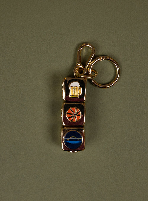 Milwaukee Bucks Spinner Keychain-side 2