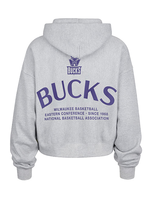 Women's '47 Brand HWC '93 Foundation Milwaukee Bucks Hooded Sweatshirt-back