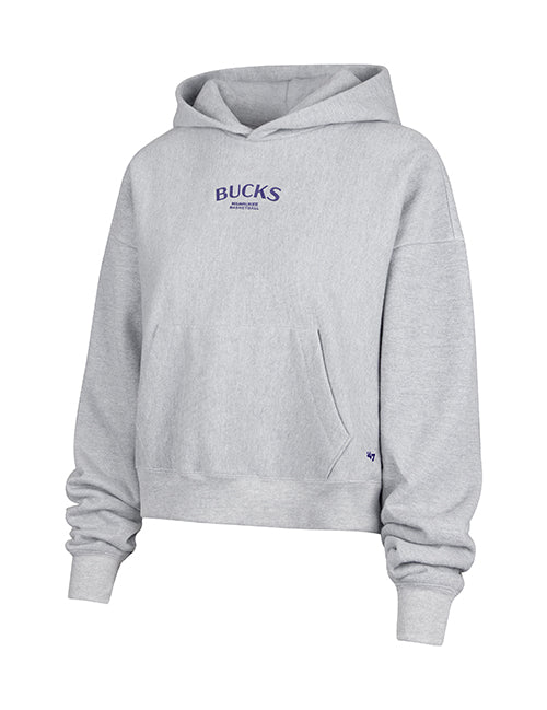 Women's '47 Brand HWC '93 Foundation Milwaukee Bucks Hooded Sweatshirt-front