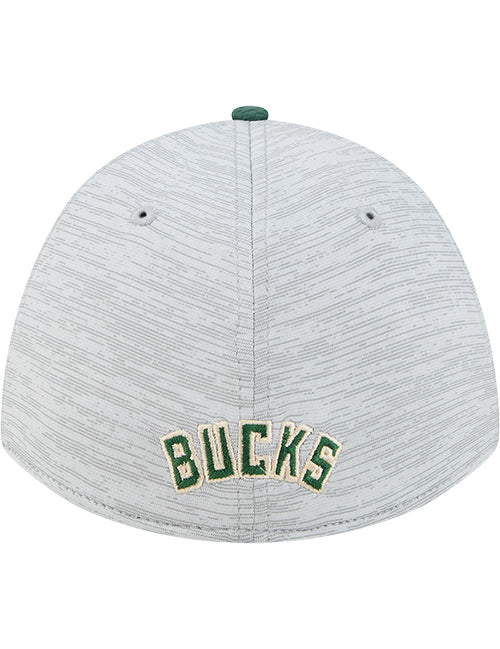 New Era 39Thirty Icon Milwaukee Bucks M-Crown Tech Flex Hat-back