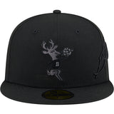 New Era 59Fifty Scripted Milwaukee Bucks Fitted Hat-front