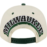 New Era 9Fifty Rear Hit Milwaukee Bucks A-Frame Snapback Hat