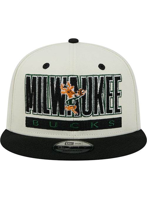 New Era 9Fifty HWC '68 Classic Milwaukee Bucks Snapback Hat-front