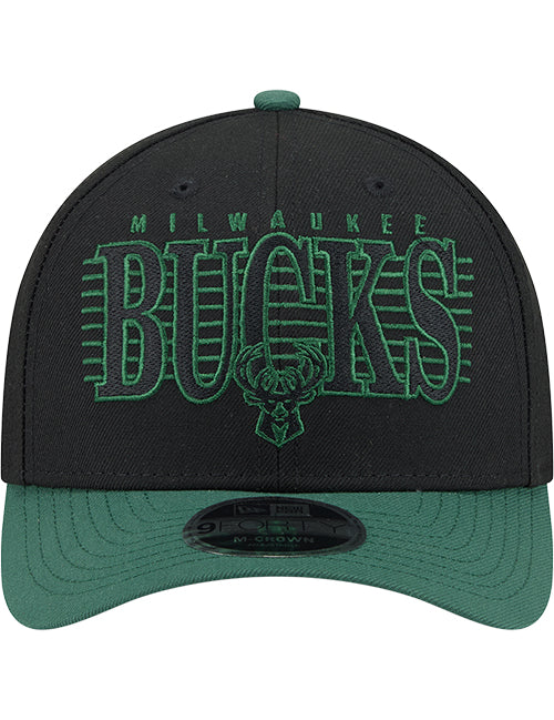 New Era 9Forty M-Crown Loyal Milwaukee Bucks Snapback Hat-front