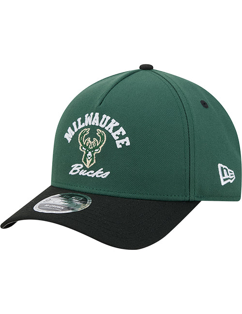 New Era 9Forty M-Crown Arch Milwaukee Bucks Snapback Hat-left