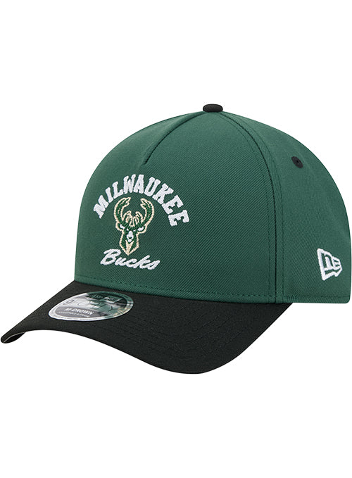 New Era 9Forty M-Crown Arch Milwaukee Bucks Snapback Hat-left