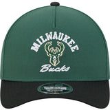 New Era 9Forty M-Crown Arch Milwaukee Bucks Snapback Hat-front