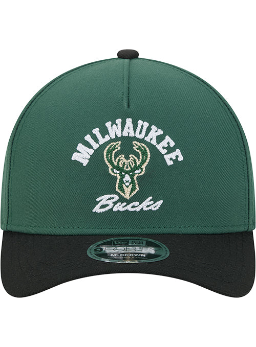 New Era 9Forty M-Crown Arch Milwaukee Bucks Snapback Hat-front