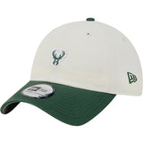 New Era City Connect Micro Logo Milwaukee Bucks Adjustable Hat