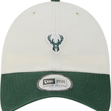 New Era City Connect Micro Logo Milwaukee Bucks Adjustable Hat