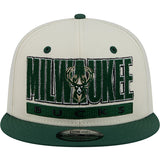 New Era 9Fifty Classic Milwaukee Bucks Snapback Hat-front