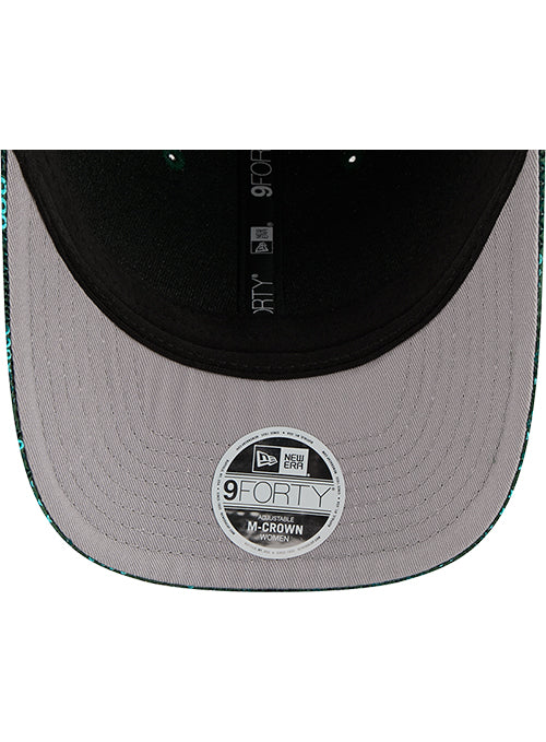 Women's New Era 9Forty M-Crown Sequin Milwaukee Bucks Snapback HatUV