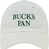 Women's New Era Fan Corduroy Milwaukee Bucks Adjustable Hat