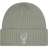 New Era Color Pack Olive Milwaukee Bucks Cuffed Knit Hat