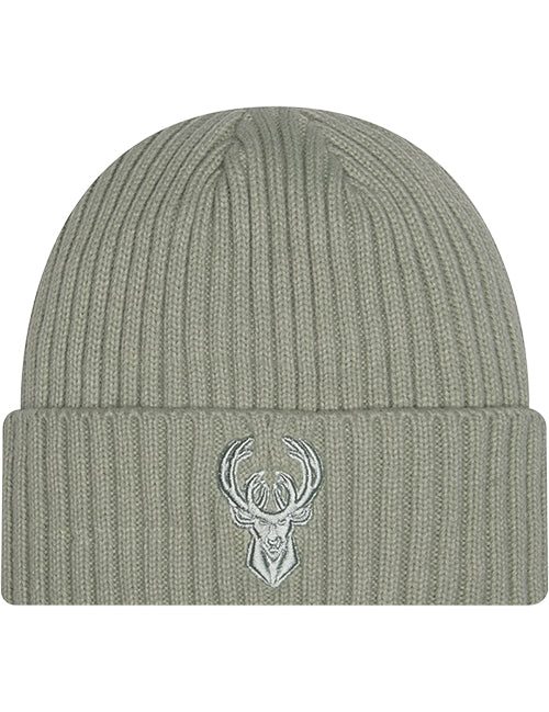 New Era Color Pack Olive Milwaukee Bucks Cuffed Knit Hat