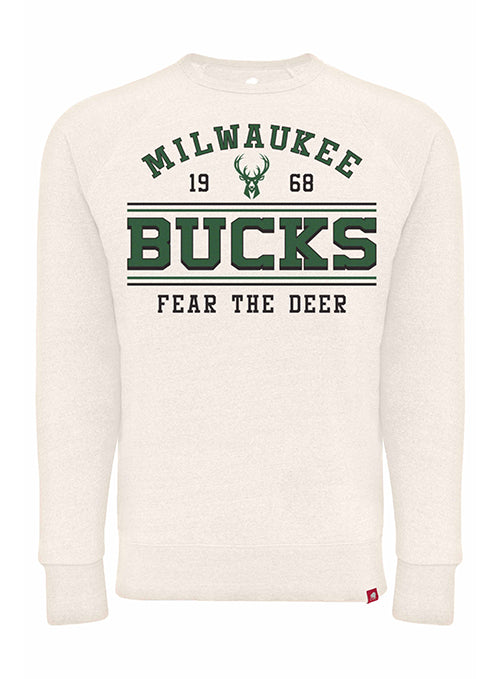 Sportiqe Dempsy Harmon Milwaukee Bucks Crewneck Sweatshirt-front