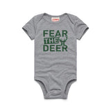 Infant Homage Fear The Deer Milwaukee Bucks Onesie