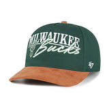 '47 Brand Scribe Line Milwaukee Bucks Hitch Adjustable Hat