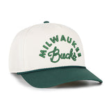 Women's '47 Brand Rope Script Milwaukee Bucks Hitch Snapback Hat-right