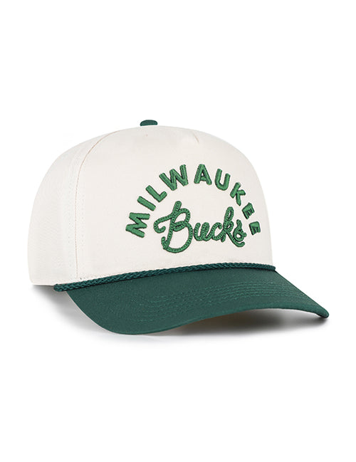 Women's '47 Brand Rope Script Milwaukee Bucks Hitch Snapback Hat-right